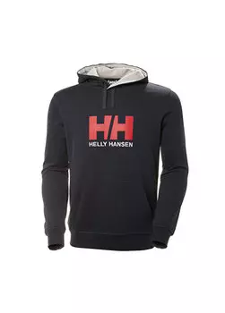 Мужская толстовка с логотипом темно-синего цвета Helly Hansen