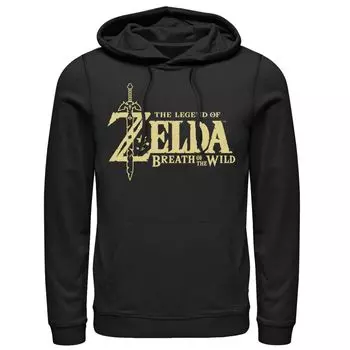 Мужская толстовка с логотипом The Legend Of Zelda Breath Of The Wild Title Licensed Character