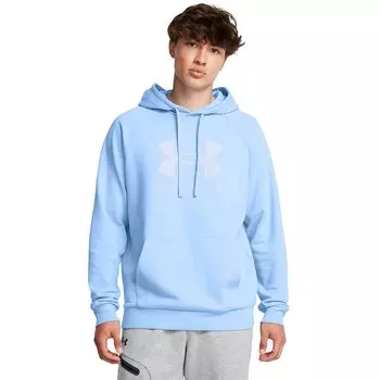Мужская толстовка с логотипом Under Armour Rival Fleece, цвет Horizon Blue