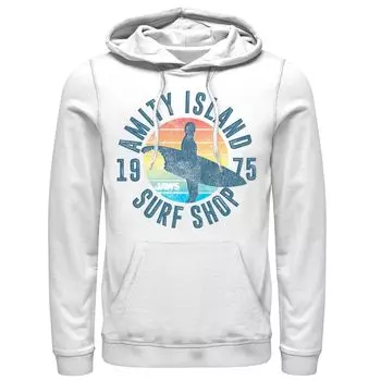 Мужская толстовка с логотипом в стиле ретро Jaws Amity Island Surf Shop 1975 Licensed Character