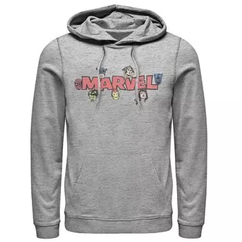 Мужская толстовка с логотипом в стиле ретро Marvel Avengers Licensed Character
