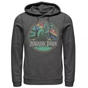 Мужская толстовка с логотипом в стиле ретро «Парк Юрского периода T-Rex» Licensed Character
