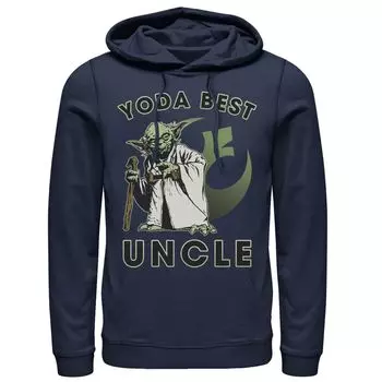 Мужская толстовка с логотипом «Звездные войны Йода» Best Uncle Rebel Licensed Character