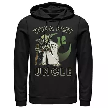 Мужская толстовка с логотипом «Звездные войны Йода» Best Uncle Rebel Licensed Character