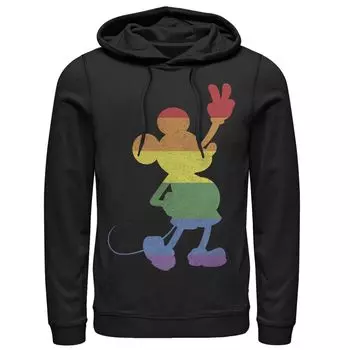 Мужская толстовка с Микки Маусом в радужную полоску Disney Mickey And Friends Pride Licensed Character