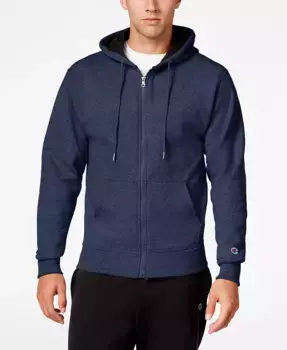 Мужская толстовка с молнией Powerblend Fleece Champion, синий
