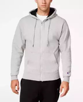 Мужская толстовка с молнией Powerblend Fleece Champion, серый