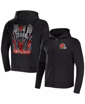 Мужская толстовка с молнией во всю длину NFL x Darius Rucker Collection от Black Cleveland Browns Rocker Fanatics