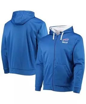 Мужская толстовка с молнией во всю длину Buffalo Bills Apprentice Royal, белая Dunbrooke