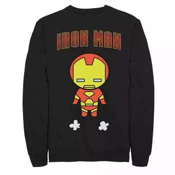 Мужская толстовка с надписью Iron Man Invincible Kawaii Flying Marvel