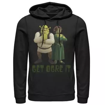 Мужская толстовка с надписью «Шрек Фиона и Шрек Get Ogre It» Licensed Character