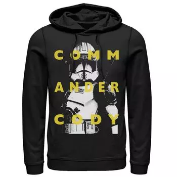 Мужская толстовка с надписью Star Wars: Clone Wars Commander Cody Licensed Character