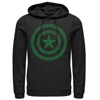 Мужская толстовка с наполнителем Marvel Captain America St. Patty's Build Up Licensed Character