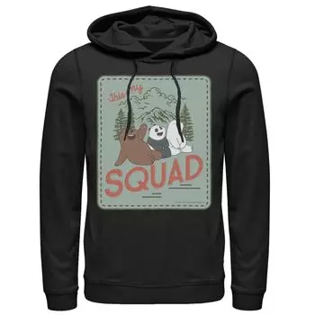 Мужская толстовка с нашивкой My Squad Cartoon Network We Bare Bears Licensed Character