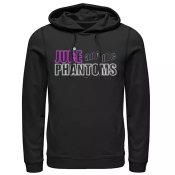 Мужская толстовка с неоновым логотипом Julie And The Phantoms Licensed Character