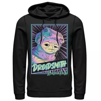 Мужская толстовка с неоновым плакатом «Скайуокер. Восхождение Бабу Фрик» Star Wars