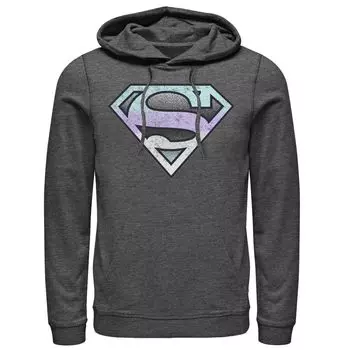 Мужская толстовка с пастельным логотипом DC Comics Superman Gradient Licensed Character