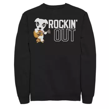 Мужская толстовка с плакатом Animal Crossing Rockin Out Licensed Character
