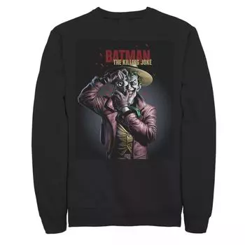 Мужская толстовка с плакатом Batman The Killing Joke Joker, Black DC Comics, черный