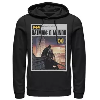 Мужская толстовка с плакатом Batman: The World Mexico News Licensed Character