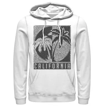Мужская толстовка с плакатом California Palms Fifth Sun