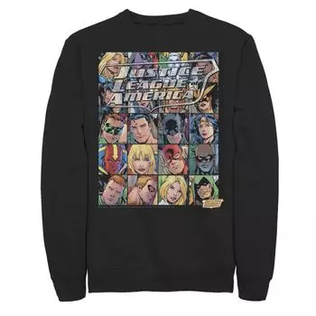 Мужская толстовка с плакатом DC Comics League Justice League Hero Box Up Licensed Character
