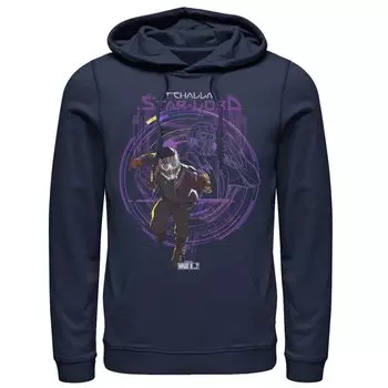 Мужская толстовка с плакатом Marvel What If T'Challa Star Lord Licensed Character