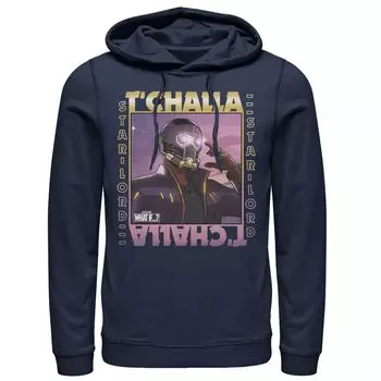 Мужская толстовка с плакатом Marvel What If T'Challa Star Lord Licensed Character