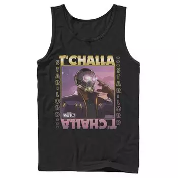 Мужская толстовка с плакатом Marvel What If T'Challa Star Lord Licensed Character