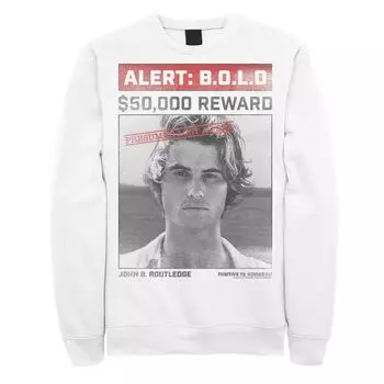 Мужская толстовка с плакатом Outer Banks John's Wanted Reward Licensed Character
