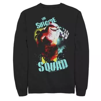 Мужская толстовка с плакатом The Suicide Squad King Shark Licensed Character