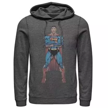 Мужская толстовка с плакатом в виде комиксов Superman Power Stance DC Comics