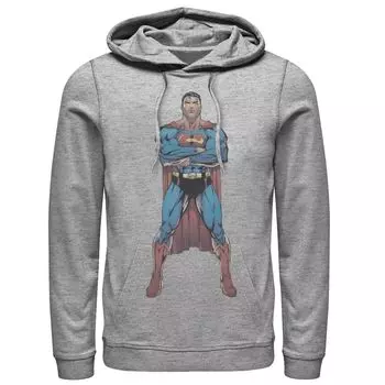 Мужская толстовка с плакатом в виде комиксов Superman Power Stance DC Comics