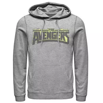 Мужская толстовка с пламенным логотипом Marvel The Avengers Licensed Character