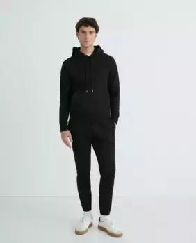 Мужская толстовка с подходящим логотипом на груди Michael Kors, чёрный