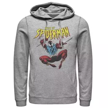 Мужская толстовка с портретом Человека-паука Marvel Web Of Spider-Man Licensed Character