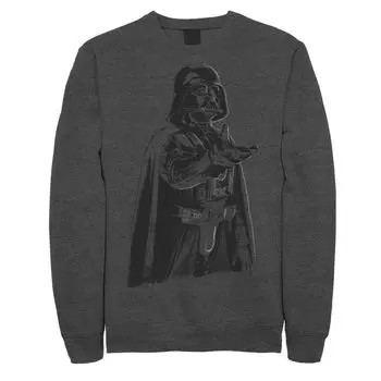 Мужская толстовка с портретом Дарта Вейдера темного оттенка Star Wars