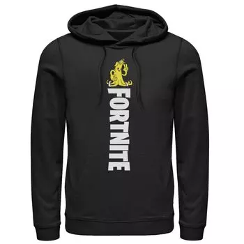 Мужская толстовка с портретом Fortnite Peely Peace Sign Licensed Character