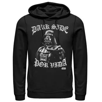 Мужская толстовка с портретом Гонсалеса Дарта Вейдера Dark Side Por Vida Licensed Character, черный