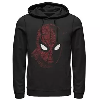 Мужская толстовка с портретом и рисунком «Человек-паук Marvel» вдали от дома Licensed Character