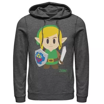 Мужская толстовка с портретом из мультфильма Nintendo Legend of Zelda Links Awakening Link Licensed Character