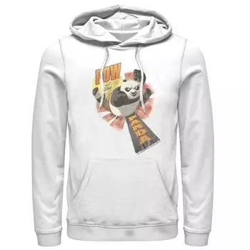 Мужская толстовка с портретом Kung Fu Panda Pow Of The Panda Action Pose Licensed Character