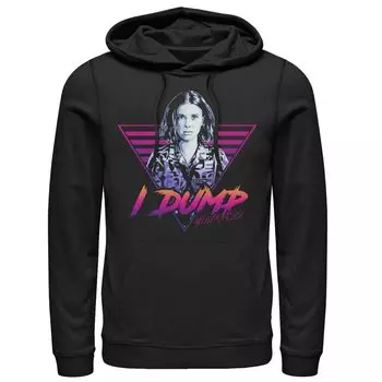 Мужская толстовка с портретом Netflix Stranger Things Eleven I Dump Your Ass Licensed Character