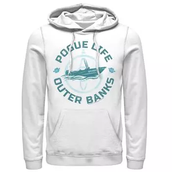 Мужская толстовка с портретом Outer Banks Pogue Life синего оттенка Licensed Character
