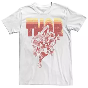 Мужская толстовка с портретом в стиле ретро «Marvel Avengers Thor» Licensed Character