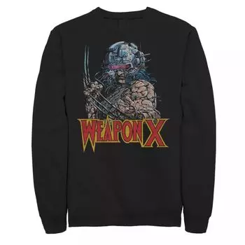 Мужская толстовка с портретом в стиле ретро «Капитан Америка» Marvel Licensed Character