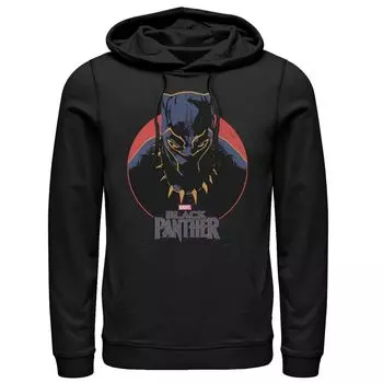 Мужская толстовка с портретом в стиле ретро Marvel Black Panther Licensed Character