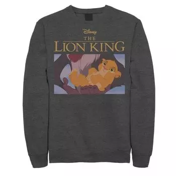 Мужская толстовка с постером из классического фильма Disney The Lion King Baby Simba Licensed Character