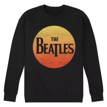 Мужская толстовка с принтом логотипа The Beatles Sun Licensed Character, черный
