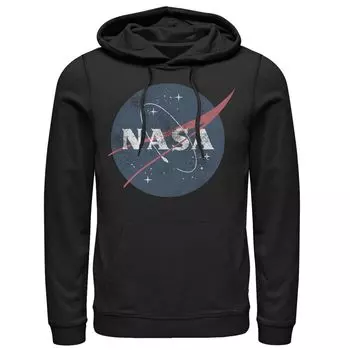 Мужская толстовка с принтом простого кругового логотипа NASA Licensed Character